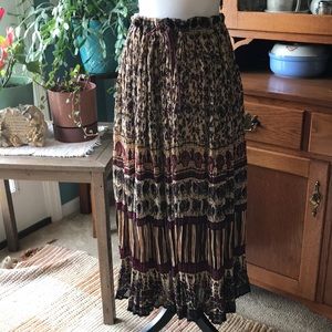 Papillon peasant boho skirt.